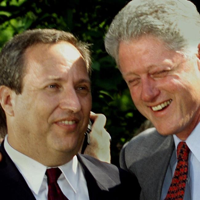 Larry Summers with then US President Bill Clinton in 1999. Picture: AP