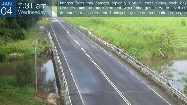 The new Bushy Creek flood cam at Julatten. Image taken on Wednesday morning. Picture: TMR