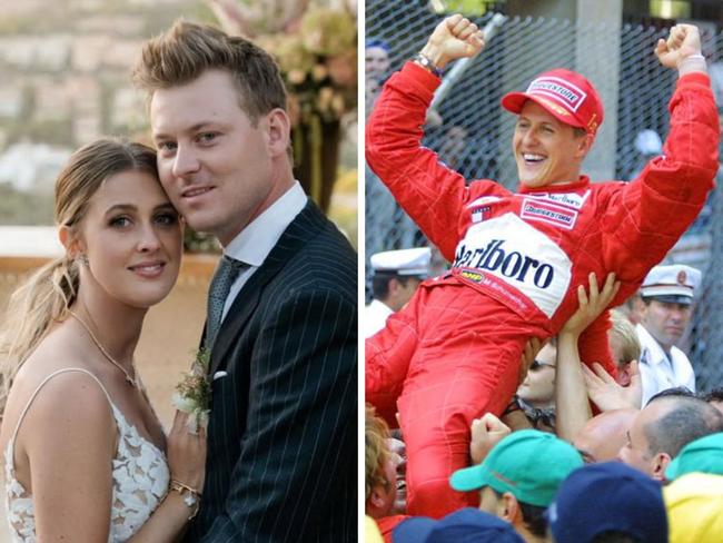 Michael Schumacher's daughter Gina is pregnant.