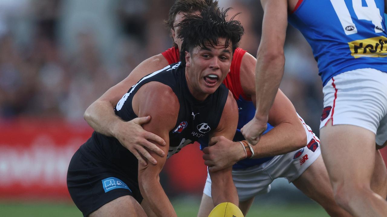 Elijah Hollands was a pre-season standout for the Blues. Picture: Daniel Pockett / Getty Images