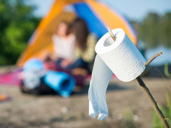 ESCAPE: Camping Etiquette, . Camping: toilet paper . Picture: iStock