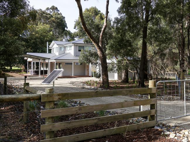 The Leongatha house of Erin Patterson. Picture: Ian Currie