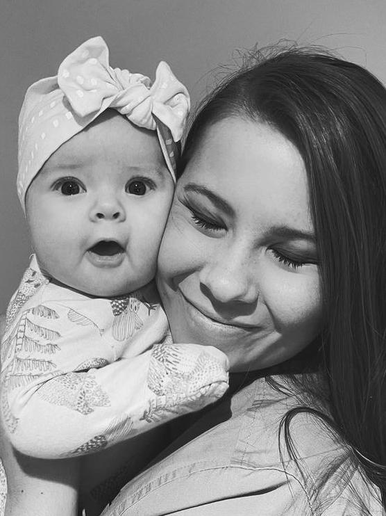 Bindi Irwin with baby Grace.