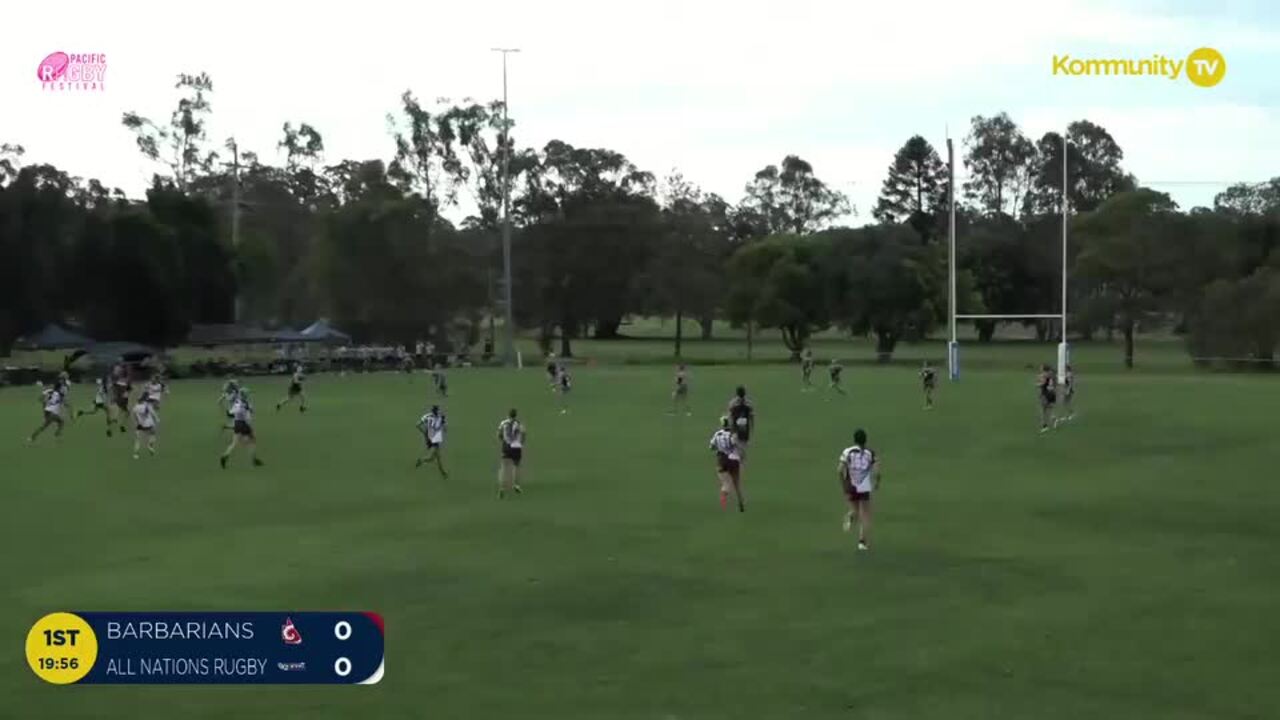 Replay: Queensland Barbarians v Nations United NQ (U16 girls) - 2024 Pacific Youth Rugby Festival Day 1