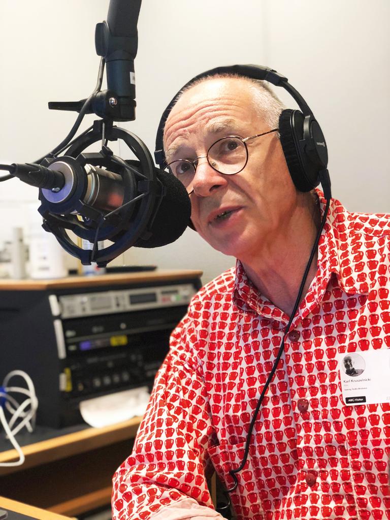 Today he’s kept busy with 10 science shows on ABC radio, as well as frequent appearances on commercial radio and TV. Picture: Supplied