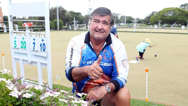 Alan Elliott at Southport Bowls Club. Photo by Richard Gosling