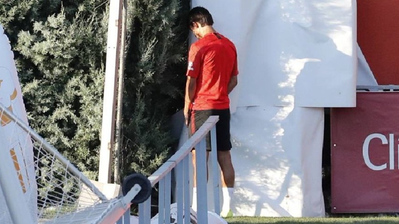 Joao Felix has been seen filmed urinating on a tree during an Atletico Madrid training session