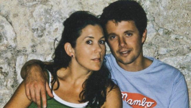 Crown Prince Frederik of Denmark with then Tasmanian advertising executive Mary Donaldson shortly after their first meeting in 200. Picture: Pinterest.