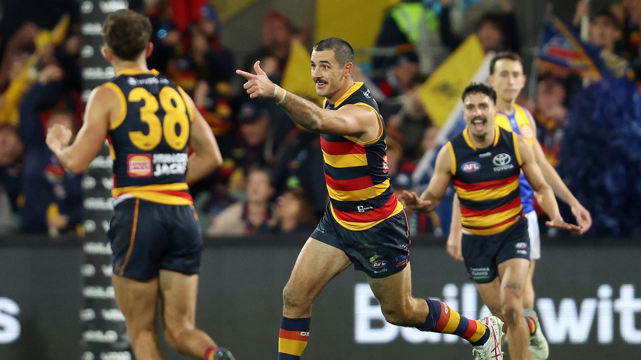 It was the Tex show in Adelaide. (Photo by Sarah Reed/AFL Photos via Getty Images)