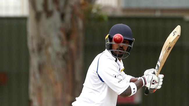 Nilochana Perera made 25 runs from 18 balls. Picture: Hamish Blair