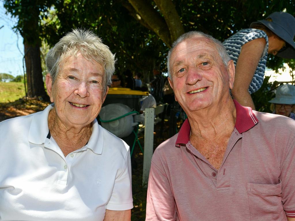 Australia Day celebrations at the Mini Train at Casino are June and hubby of 58 years Colin Girvan, both of Casino.