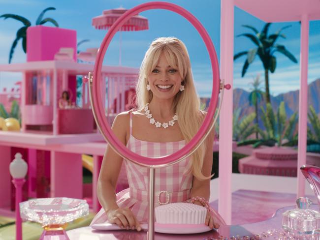 Margot Robbie in Barbie the movie. Supplied