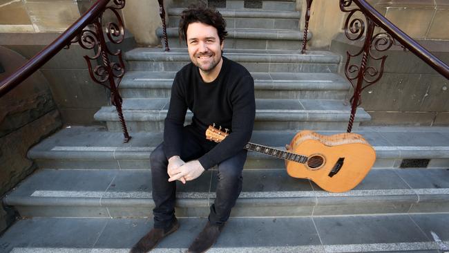 Australian songwriter Lindsay Rimes at Melbourne Town Hall. Picture: David Geraghty