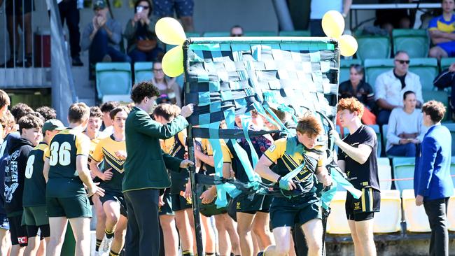 AIC First XIII rugby league game St Patrick's v Villanova Saturday July 20, 2024. Picture, John Gass