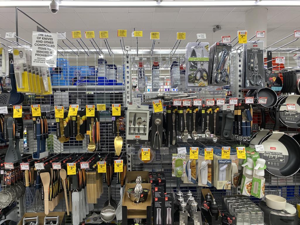 Coles stores across Australia said they would remove knives from their shelves, though they were still available at Alderly in Brisbane hours later.