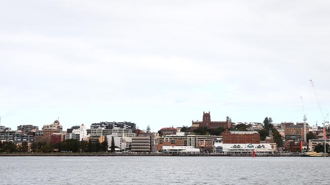 The Newcastle CBD from Stockton. Picture by Peter Lorimer