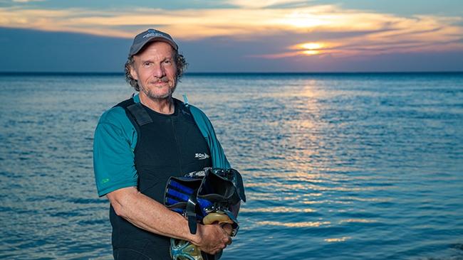 Coral IVF pioneer Professor Peter Harrison has created colonies at Heron Island.