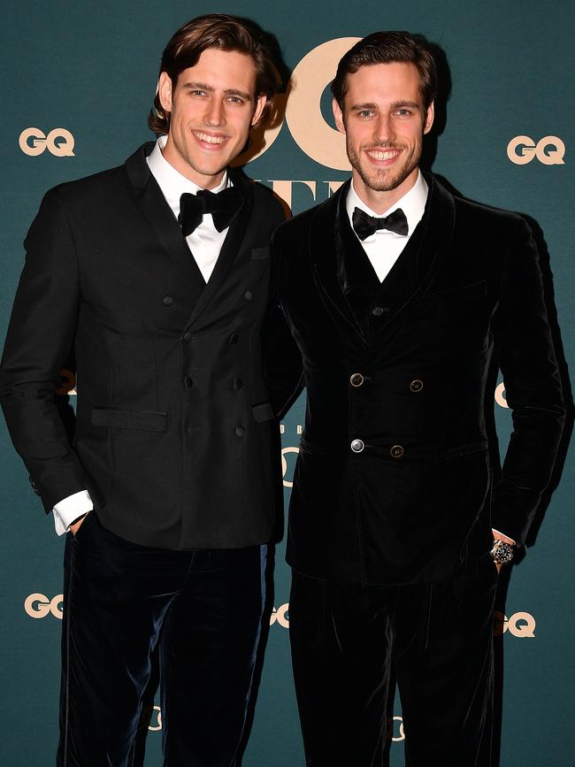 Twin models Zac and Jordan Stenmark are two of the most successful male models in Australia. Picture: AAP Image/Brendan Esposito