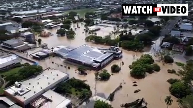 Drone footage of the floods in Maryborough