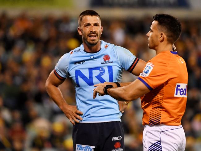 Jake Gordon is desperate to help the Waratahs resurrect their finals hopes. Picture: Getty