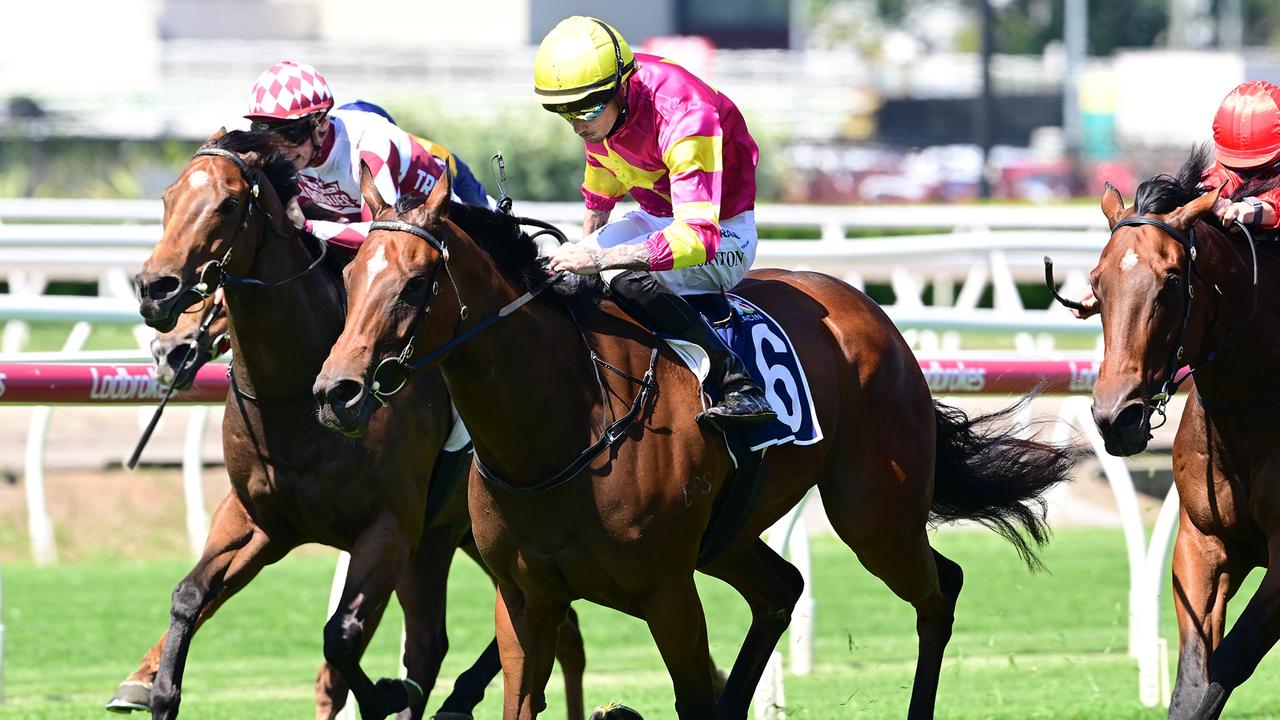 Appin Girl returned to winning form at Eagle Farm. Picture: Grant Peters/Trackside Photography