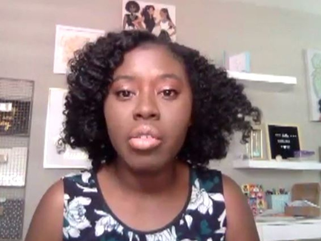 Lauren Epps said she was frustrated to discover black hair products locked in a cabinet while shopping in Walmart this week.