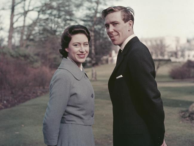 Princess Margaret and Antony Armstrong-Jones pictured after announcing their engagement in 1960. Picture: Rolls Press/Popperfoto/Getty Images