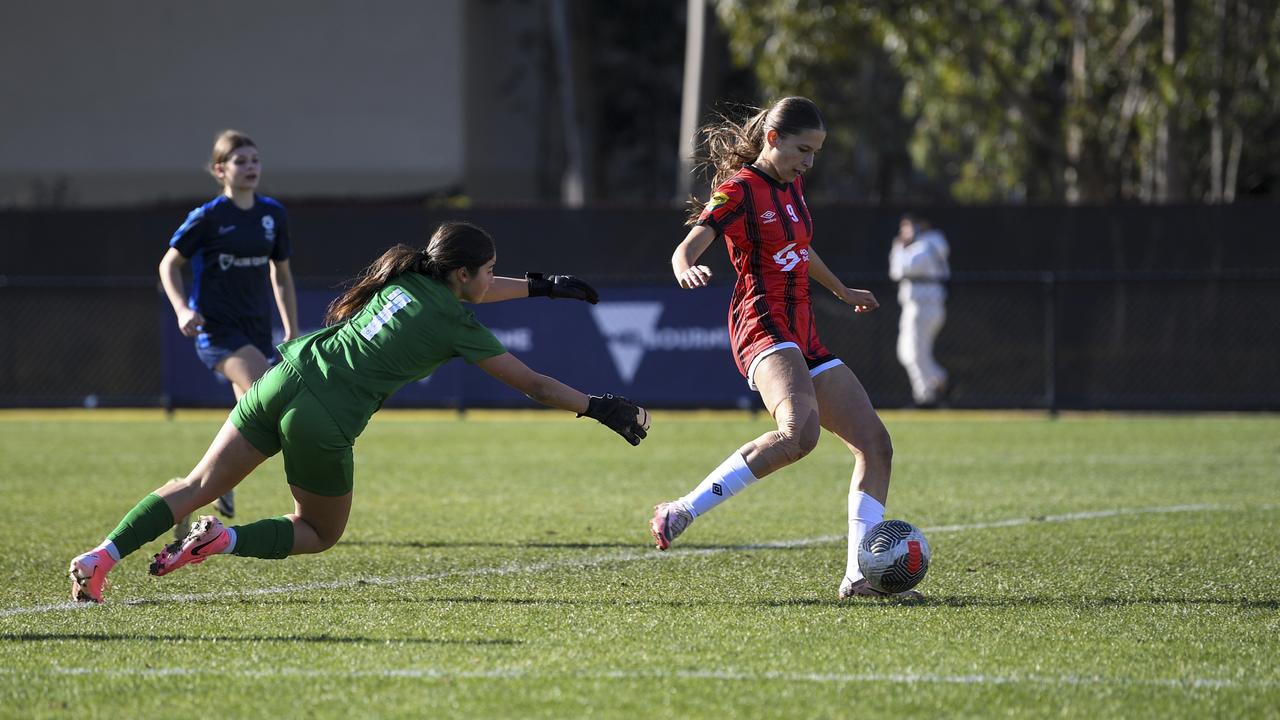 Boldery netted a hat-trick against Victoria. Picture: Mark Avellino