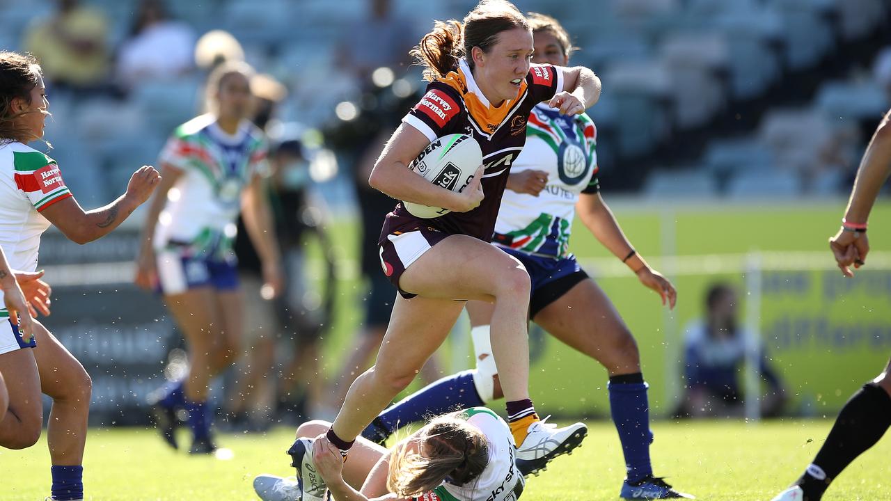 Tamika Upton Brisbane Broncos hat-trick NRLW | The Courier Mail