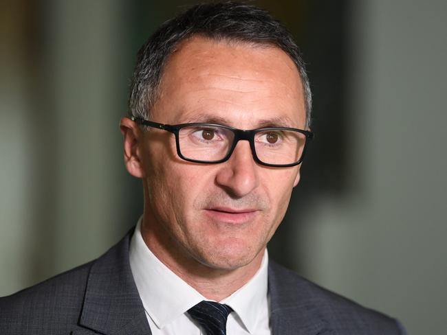 Australian Greens Leader Richard Di Natale won’t support the plan. Picture: AAP