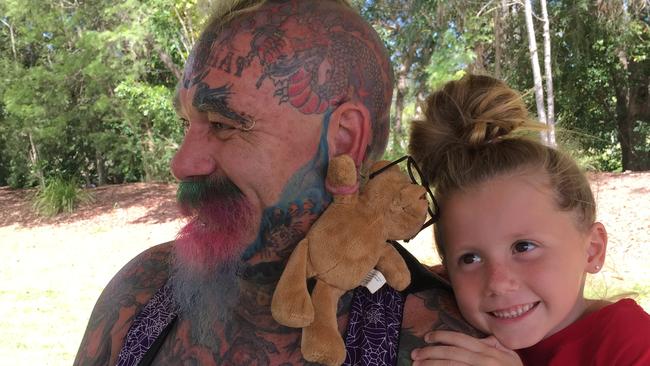 Tony Moroney pictured with Chloe Ferguson, who suffers from Cystic Fibrosis.