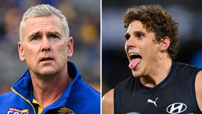 Adam Simpson and Charlie Curnow