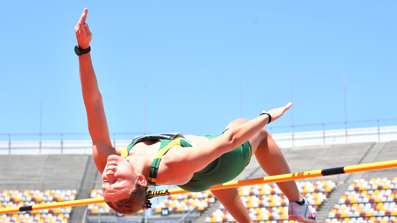 Queensland Representative School Sport track and field championships in Brisbane. Saturday October 12, 2024. Picture, John Gass