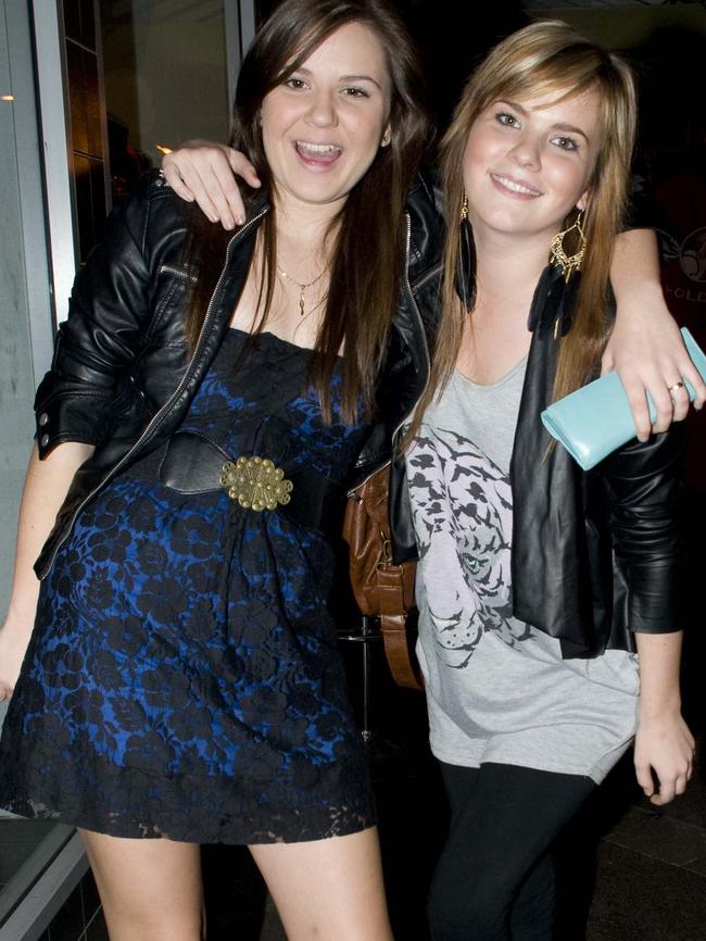 Karen Grech and Courtney Young at Code Nightclub, Mackay.