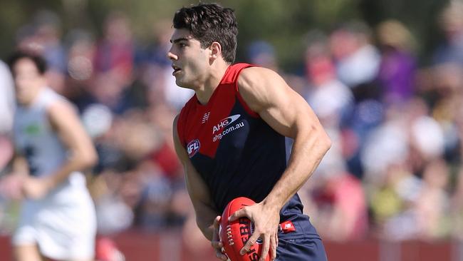 Christian Petracca in action for the Demons. Picture: Wayne Ludbey