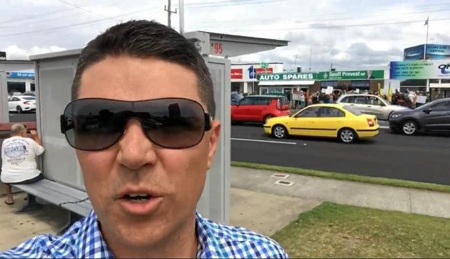 Former National's candidate Matthew Fraser called protesters rallying against the Cudgen hospital site "the great unwashed" during a video last Friday.