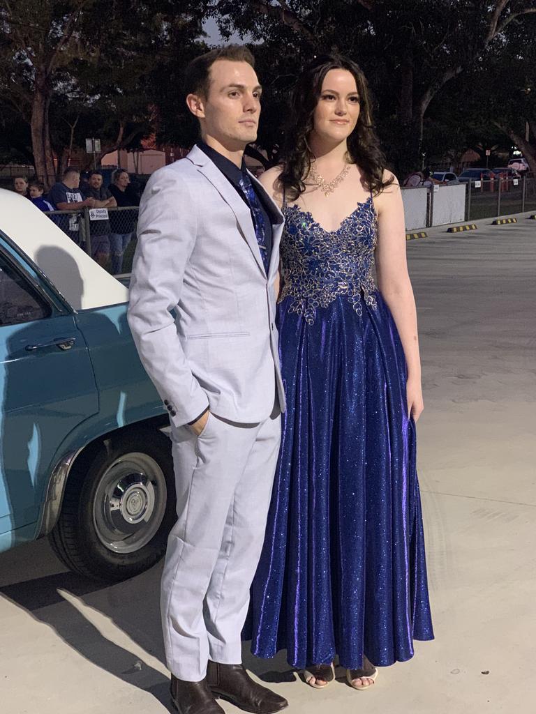 Students arrive at Maryborough State High School's formal.