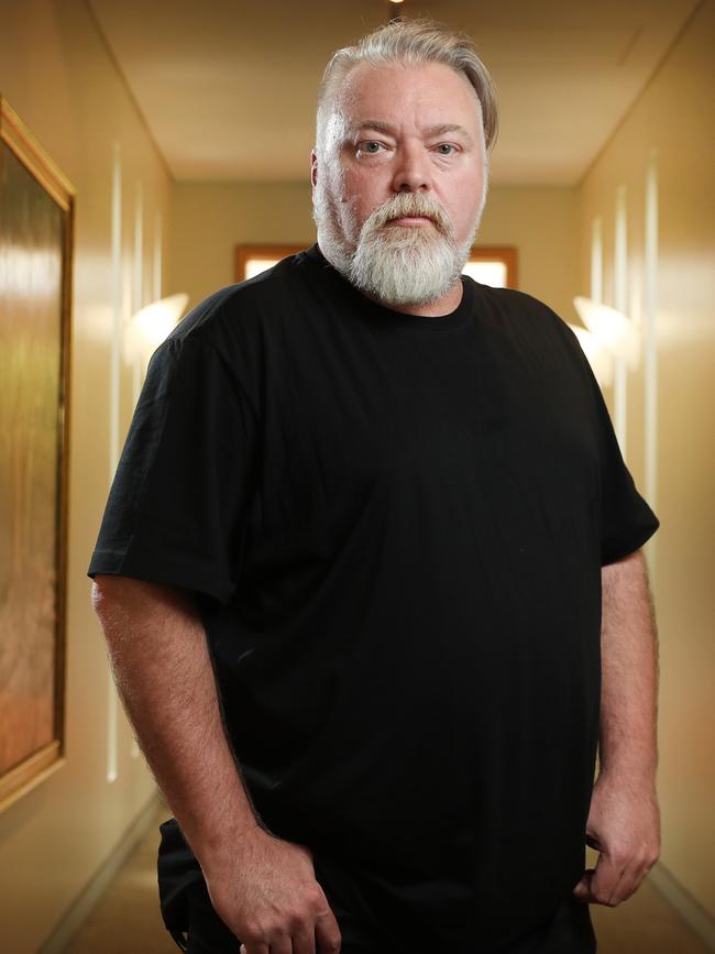 Radio host Kyle Sandilands. Picture: Richard Dobson