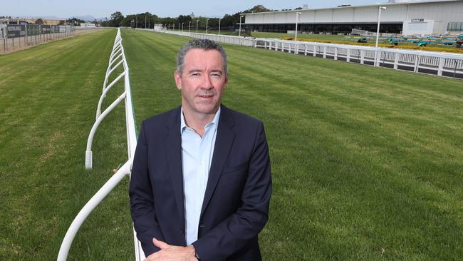 Racing Qld CEO Brendan Parnell at the Gold Coast Turf Club race track. Picture Glenn Hampson