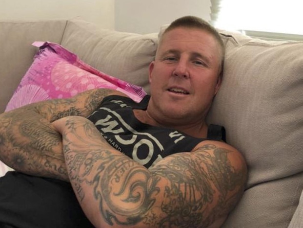 Jason Comer is accused of an armed robbery at a Geelong West bank. Picture: Facebook.