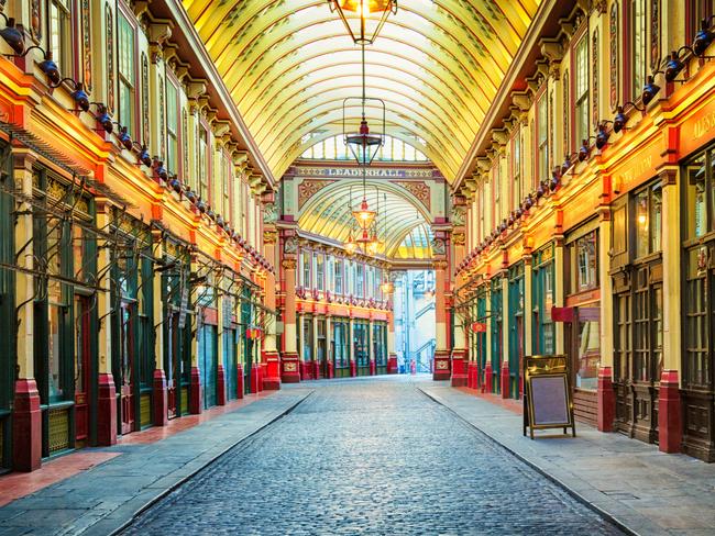 London Leadenhall, a cobblestoned street arcade. Picture: istock.