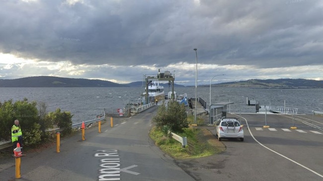 Car drives into water at Roberts Point North Bruny. Picture Google Maps