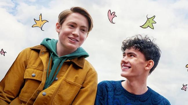 Kit Connor and Joe Locke star in Heartstopper. Picture: Netflix