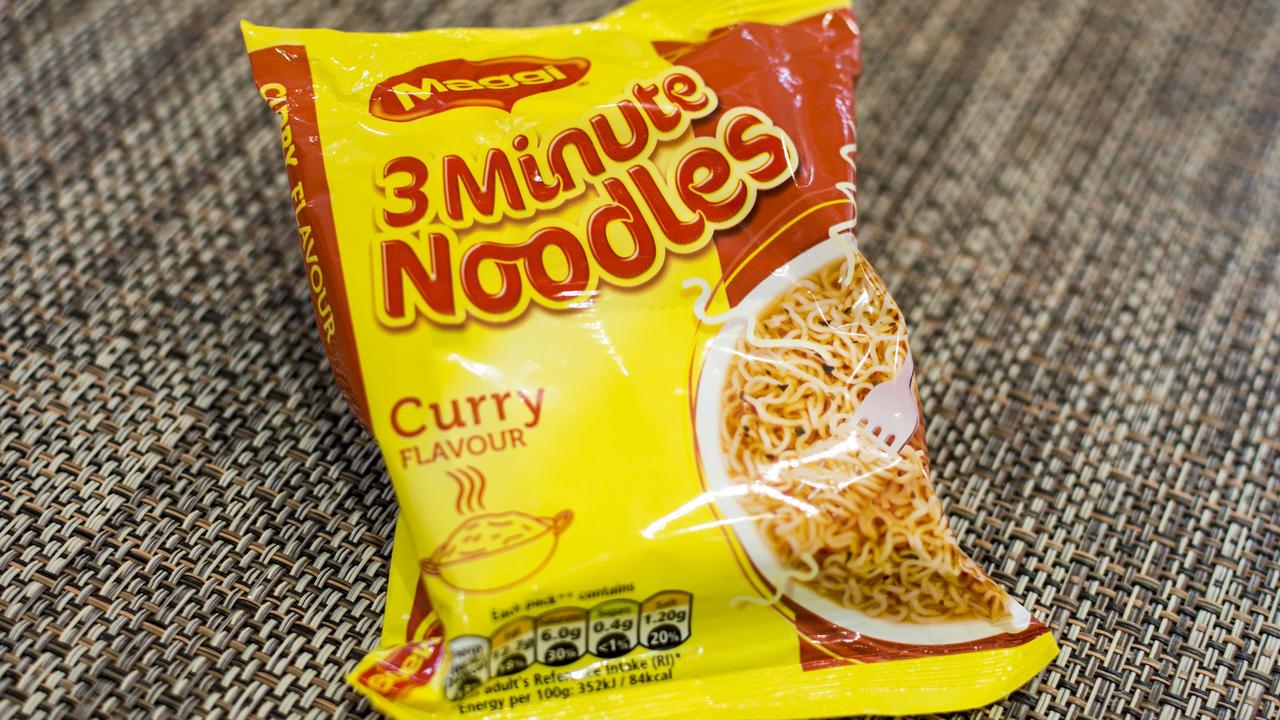 Instant noodles and leftovers were the top ‘struggle meals’. Picture: Supplied