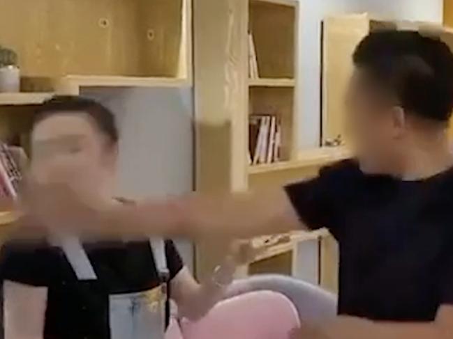 FACES BLURRED . Shocking video has emerged of an assault about an alleged pay dispute in a Gouger St bubble tea shop.