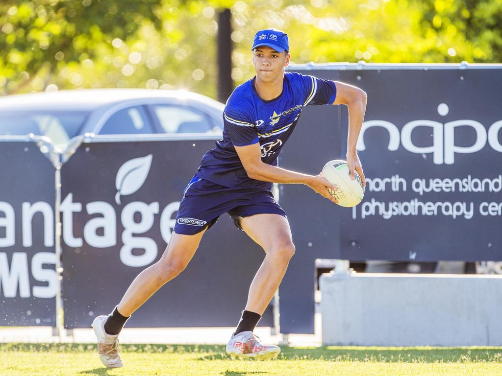 North Queensland Young Guns' Cohen Briggs during pre-season. Picture: Cowboys Media