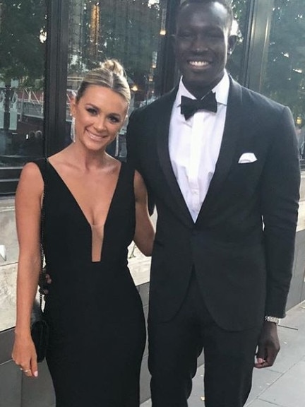 Emily McKay and Majak Daw are expecting a baby together.