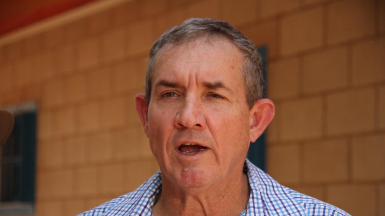 NT deputy chief minister Gerard Maley in Alice Springs Correctional Centre. Picture: Gera Kazakov