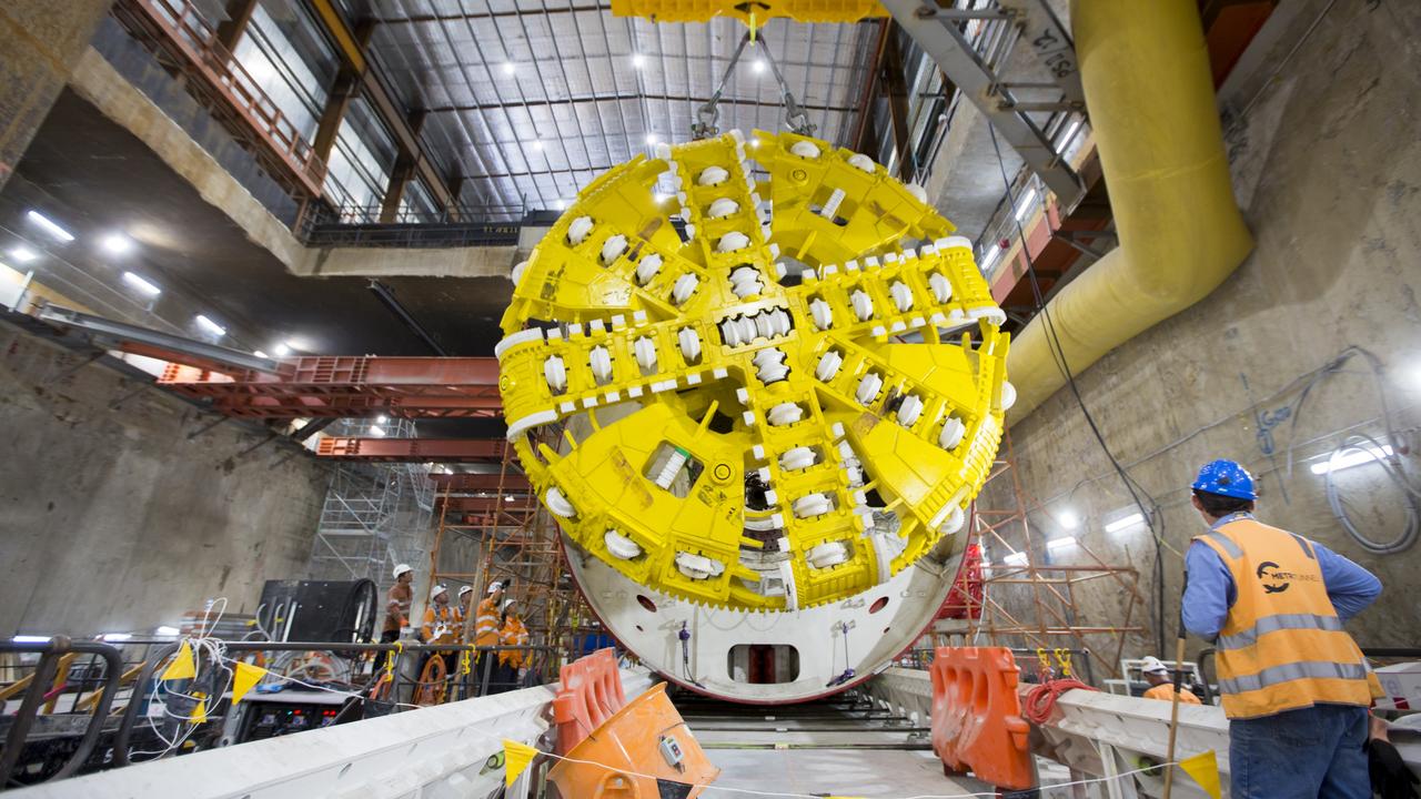 Metro Tunnel Tunnel Boring Machine.