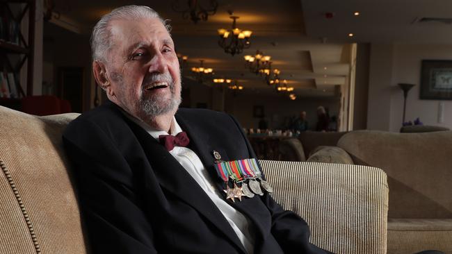 John Macdonald fondly remembers the day the war ended in 1945. Picture: Glenn Hampson